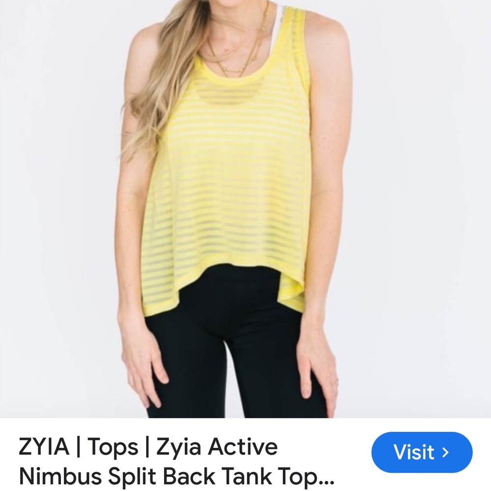 ZYIA ACTIVE NINBUS RACERBACK TANK TOP - Picture 2 of 6